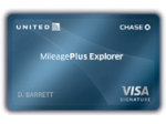 MileagePlus Explorer Card from Chase – New Card